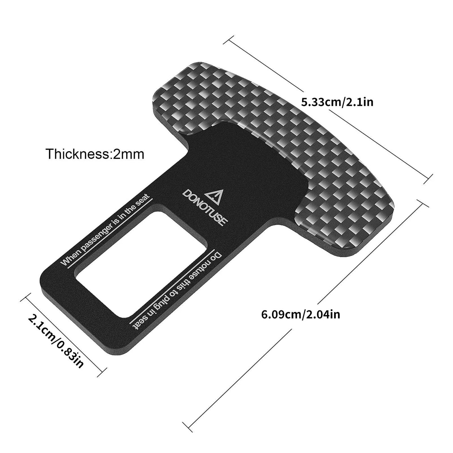2x Car Seat Belt Clips Car Seat Belt-Universal Car Seat For Most Vehicles