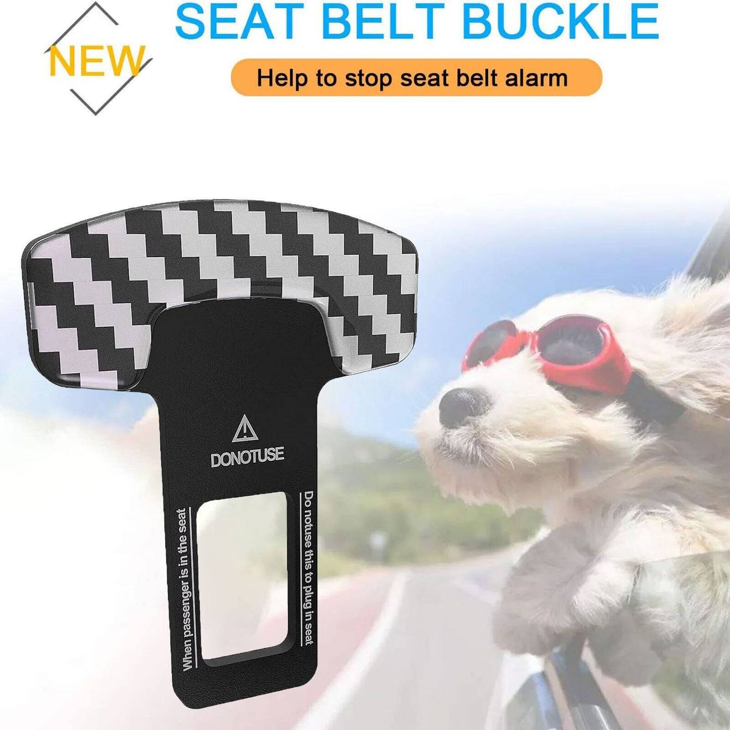 2x Car Seat Belt Clips Car Seat Belt-Universal Car Seat For Most Vehicles