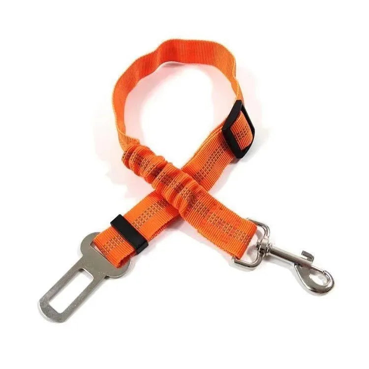 Retractable Dog Car Harness Set with Adjustable Seatbelt, Nylon Pet Safety Tether, Dog Car Harness, With Pet Folding Bowl