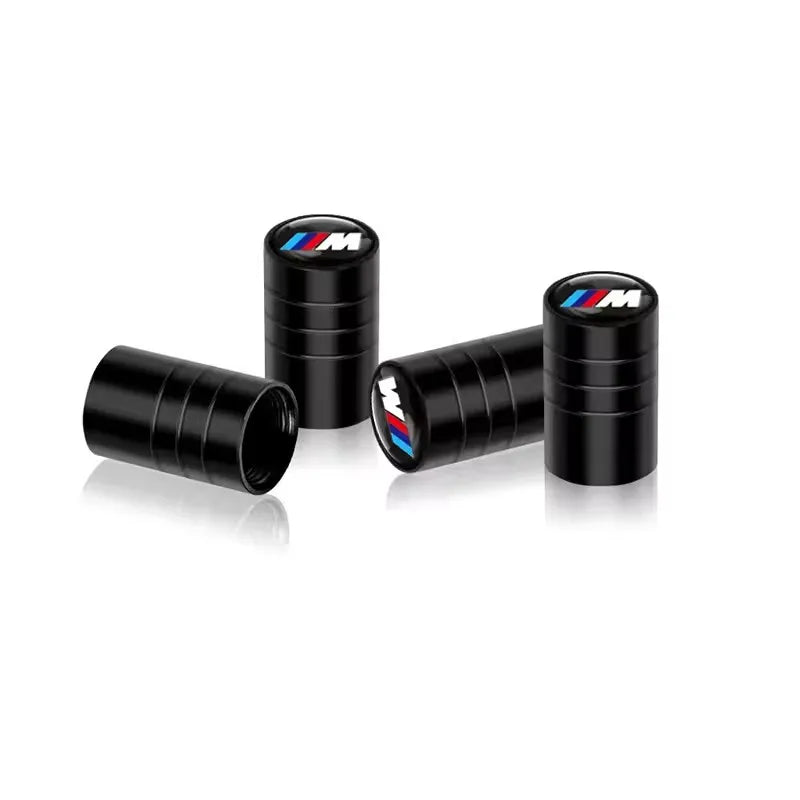 4Pcs Car Wheel Tire Valve Air Stem Cap Badge Decoration For Bmw M E61 F30 X1 E39 E60 E92 X3 F25 G30 X5 E53 E90 E46 X2 X6 E36 E70