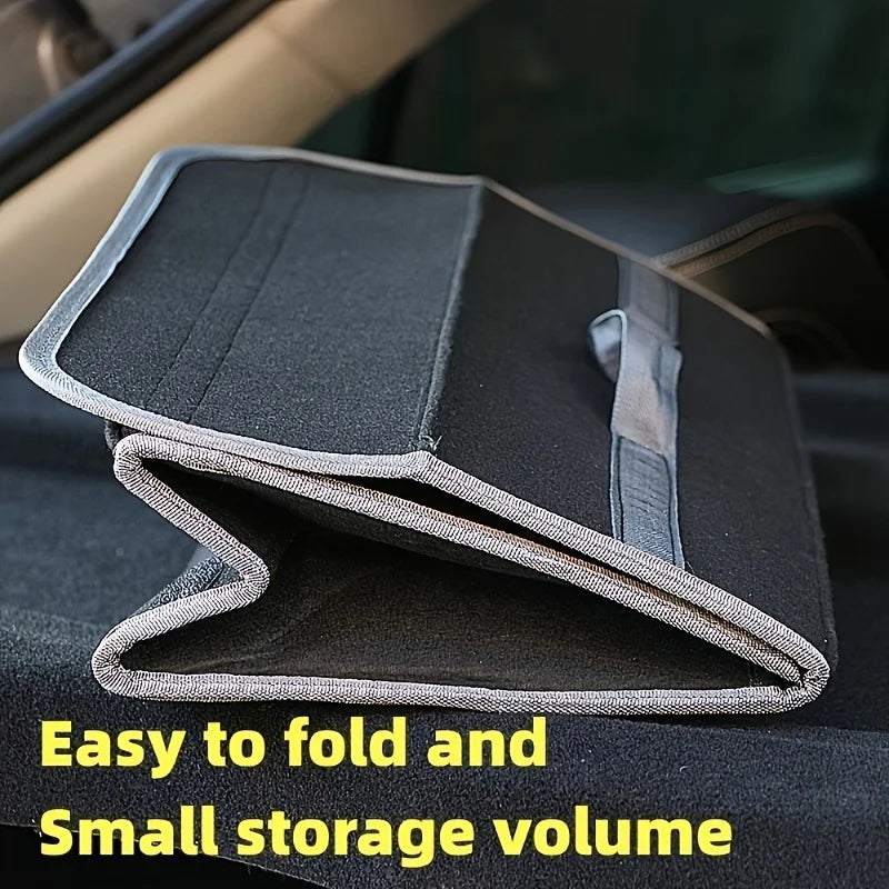 Foldable Car Trunk Organizer – Canvas, Universal Fit