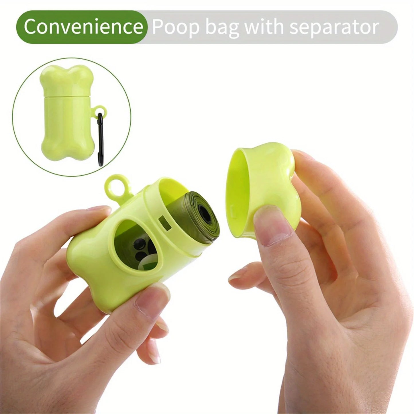 120 Count Biodegradable Dog Poop Bags Leak-Proof Unscented Waste Bags for Dogs High-Quality Corn Starch Material