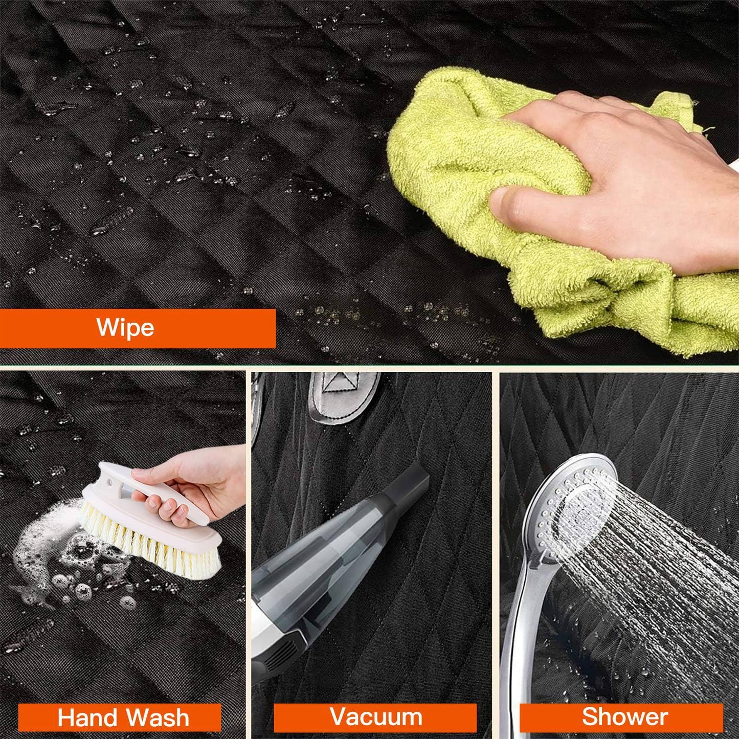 Waterproof God Car Seat Cover with Seat Belt - Fits Cars, Trucks & SUVs