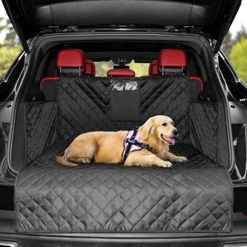 Dog Car Seat Cover & Trunk Hammock – Oxford Cloth, Universal Fit