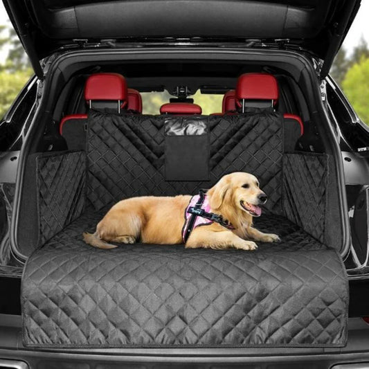 Dog Car Seat Cover & Trunk Hammock – Oxford Cloth, Universal Fit