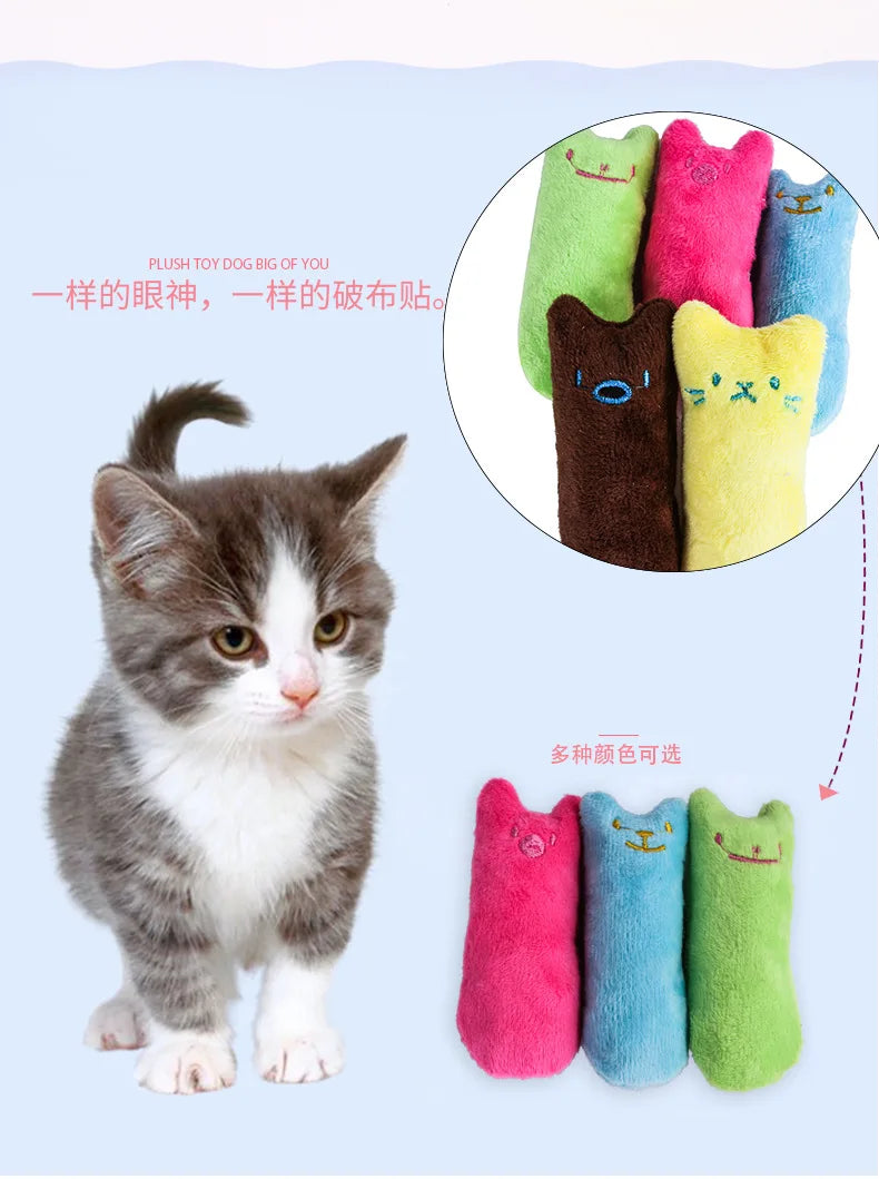 Catnip Plush Chew Toys – Teeth Grinding, Interactive