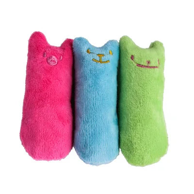 Catnip Plush Chew Toys – Teeth Grinding, Interactive