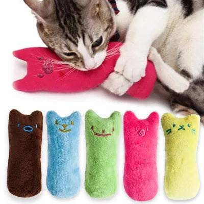 Catnip Plush Chew Toys – Teeth Grinding, Interactive