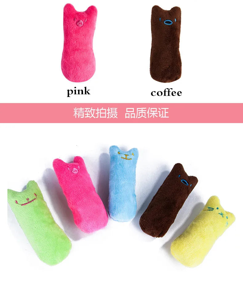 Catnip Plush Chew Toys – Teeth Grinding, Interactive