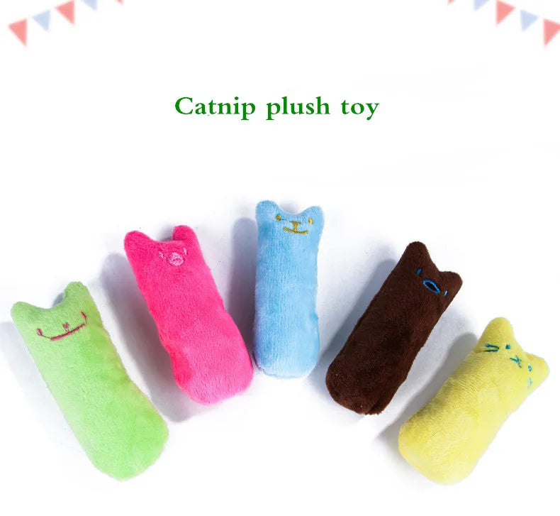 Catnip Plush Chew Toys – Teeth Grinding, Interactive