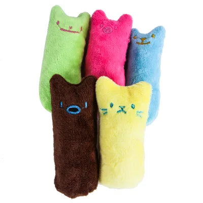 Catnip Plush Chew Toys – Teeth Grinding, Interactive