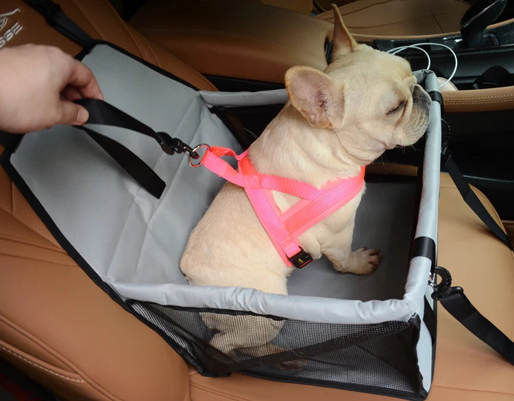 Carrier Dog Car Seat Cover Pet Transport Dog Carrier Car Folding Hammock Pet Carriers Bag For Small  Dogs autogamic for dogs