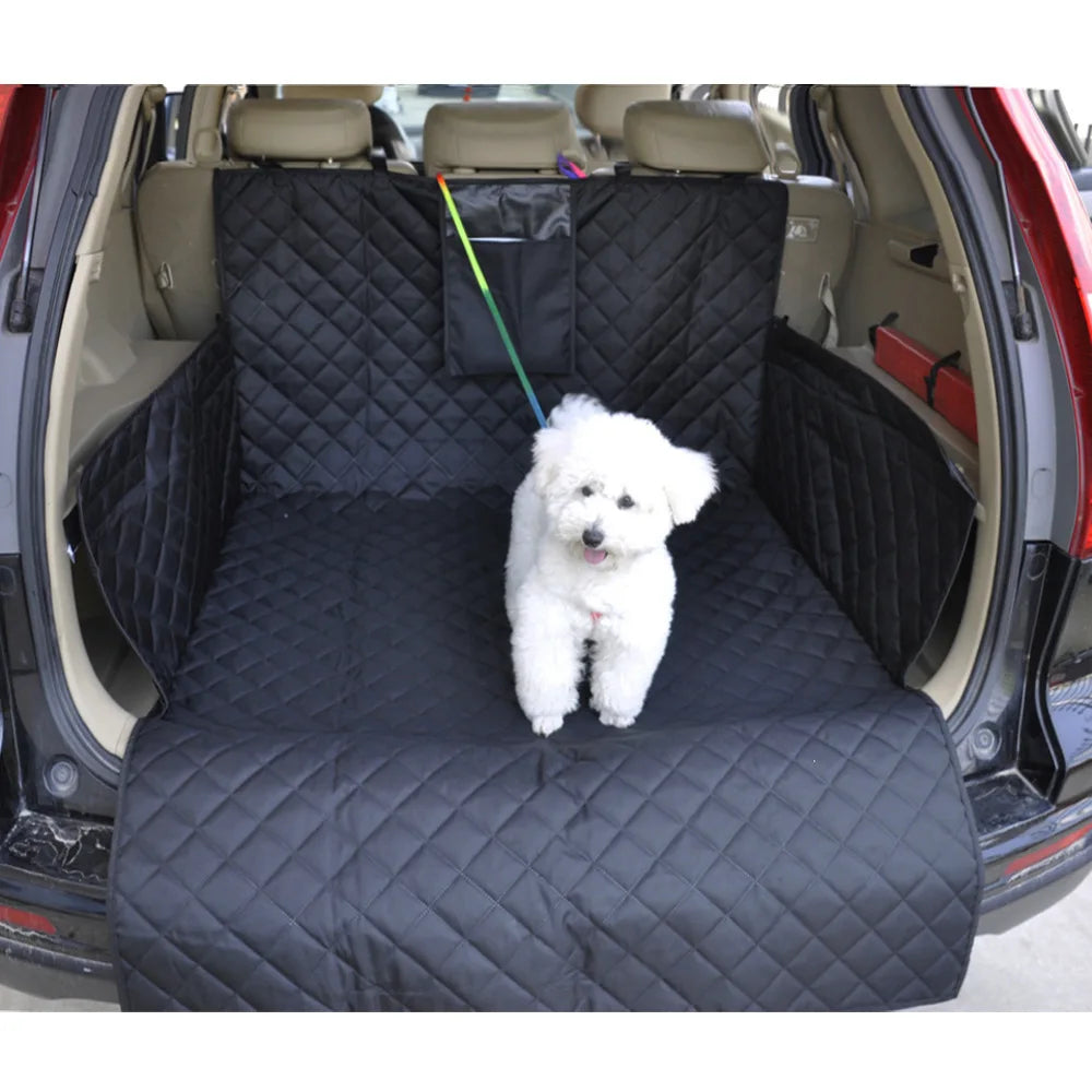 Dog Car Seat Cover & Trunk Hammock – Oxford Cloth, Universal Fit