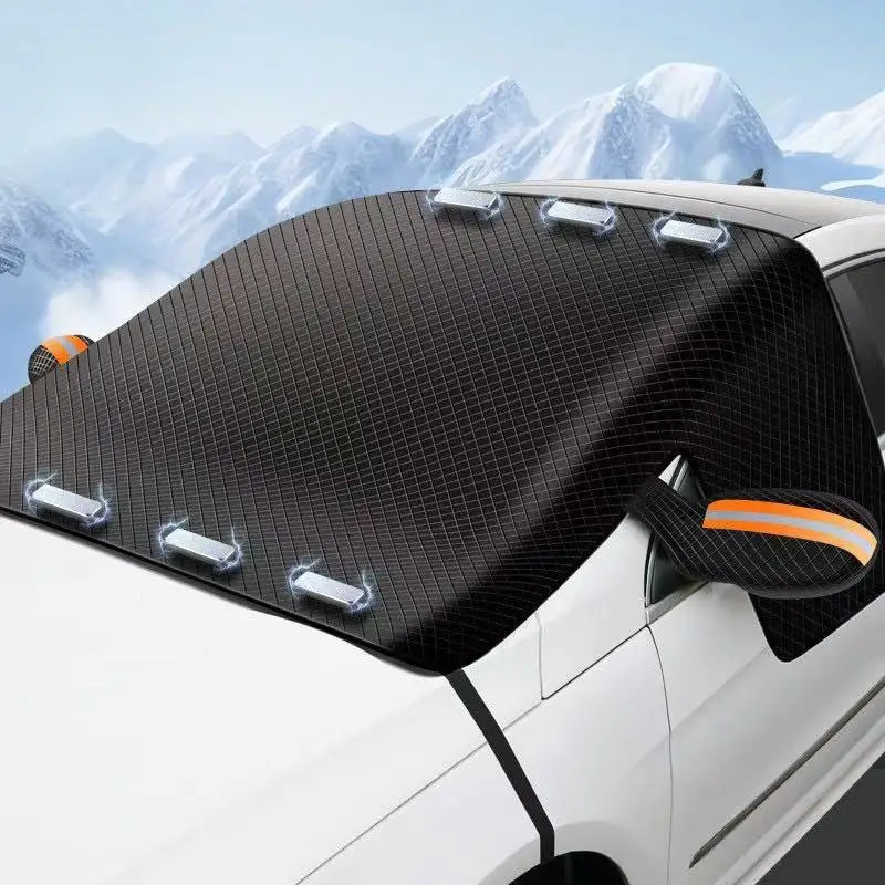 Magnetic Windshield Snow Cover – Foldable, Oxford Cloth