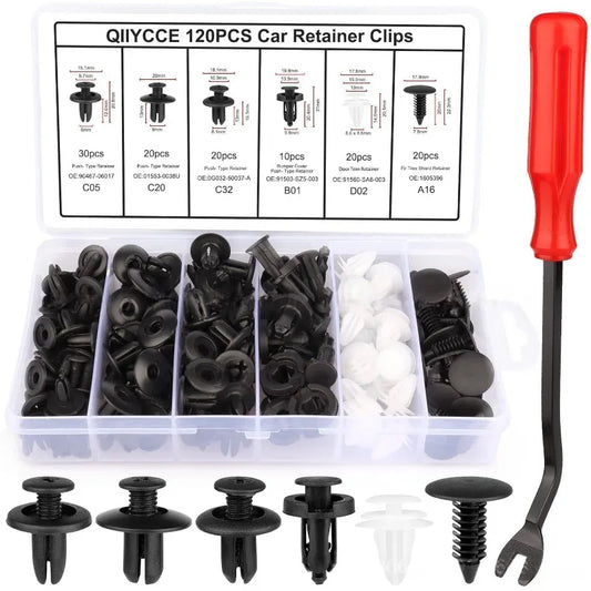 Automotive Fastener Clip Assortment – Body Push Retainer Kit