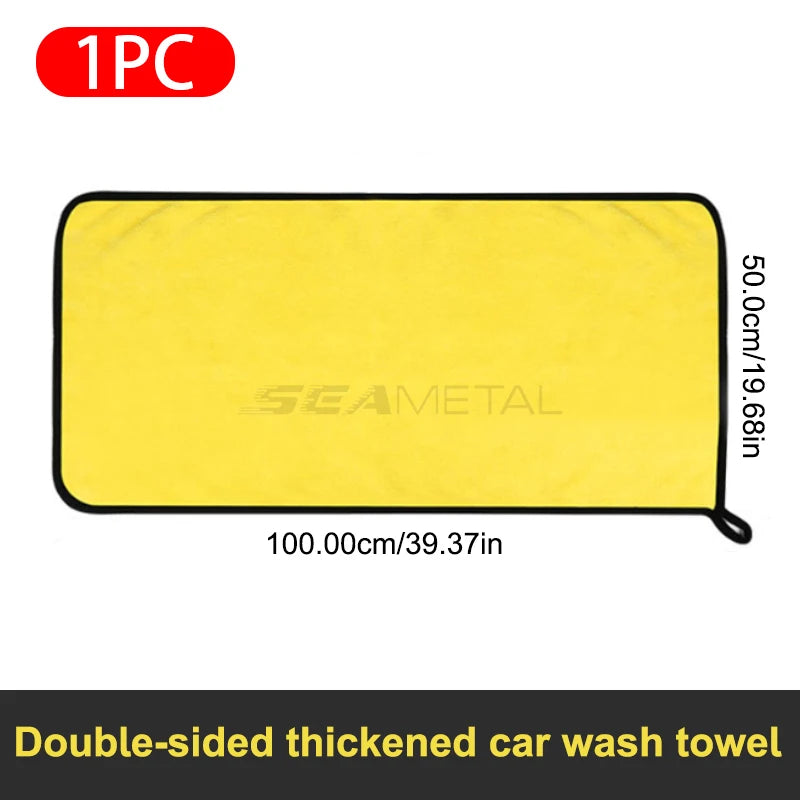 Microfiber Car Wash Towel – Multi-Size
