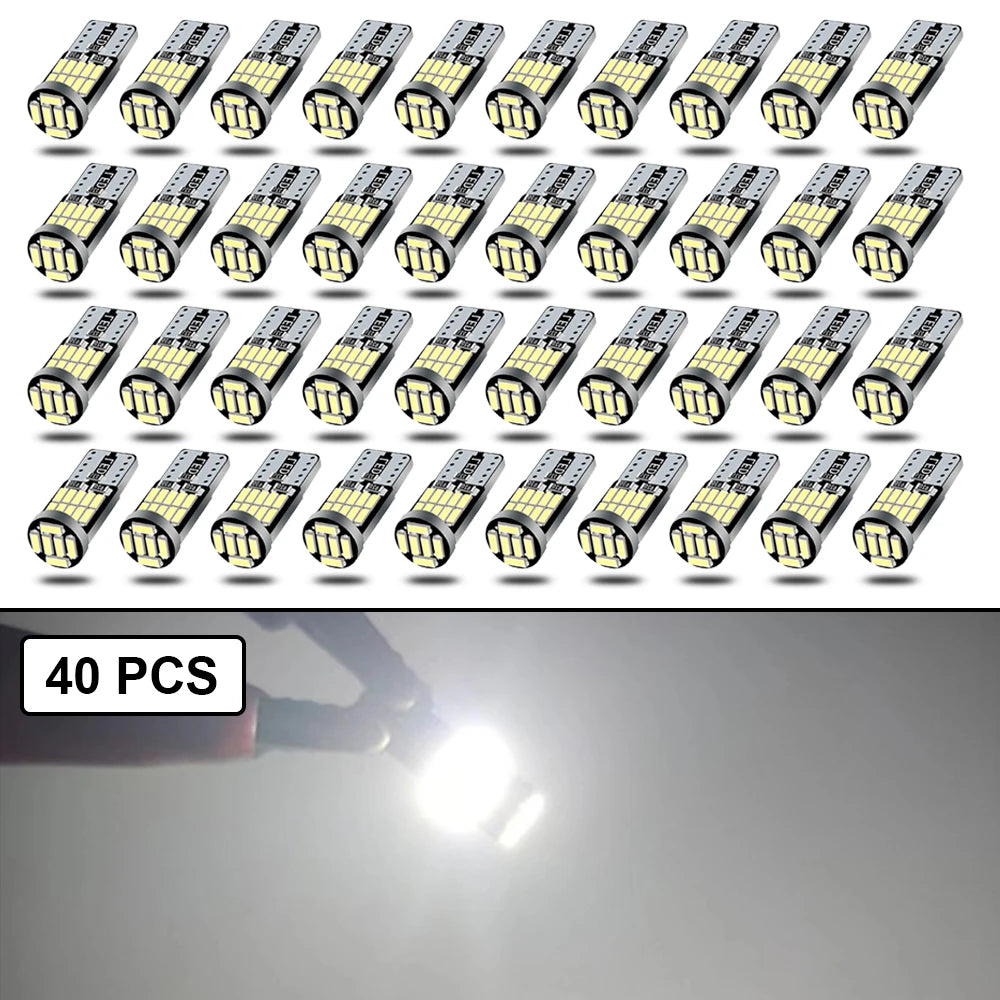 T10 W5W Canbus LED Bulbs – 26SMD, 400LM, 6500K White