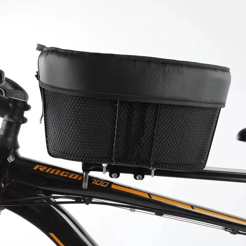 Bicycle Pet Basket Mountain Bike Shopping Basket Road Bike with Dog Cat with Bag Pet Products Dog Carriers & Bags