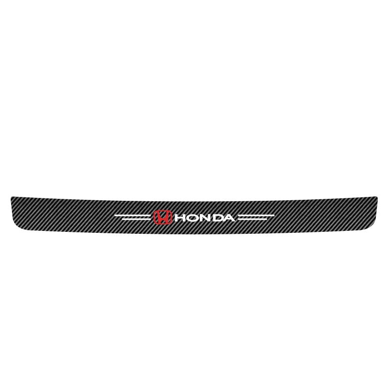 Honda Door Sill Protector Stickers – Carbon Fiber Leather