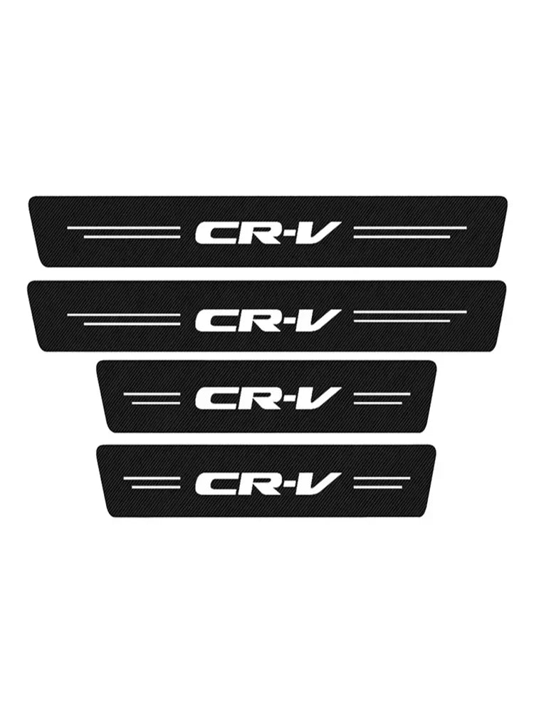 Honda CRV Carbon Fiber Door Sill & Trunk Protector Stickers
