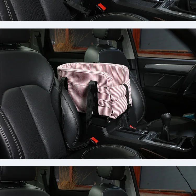 New Car Center Console Pet Bed for Dogs Cats Safe Travel Portable Seat Central Control Safety Seat