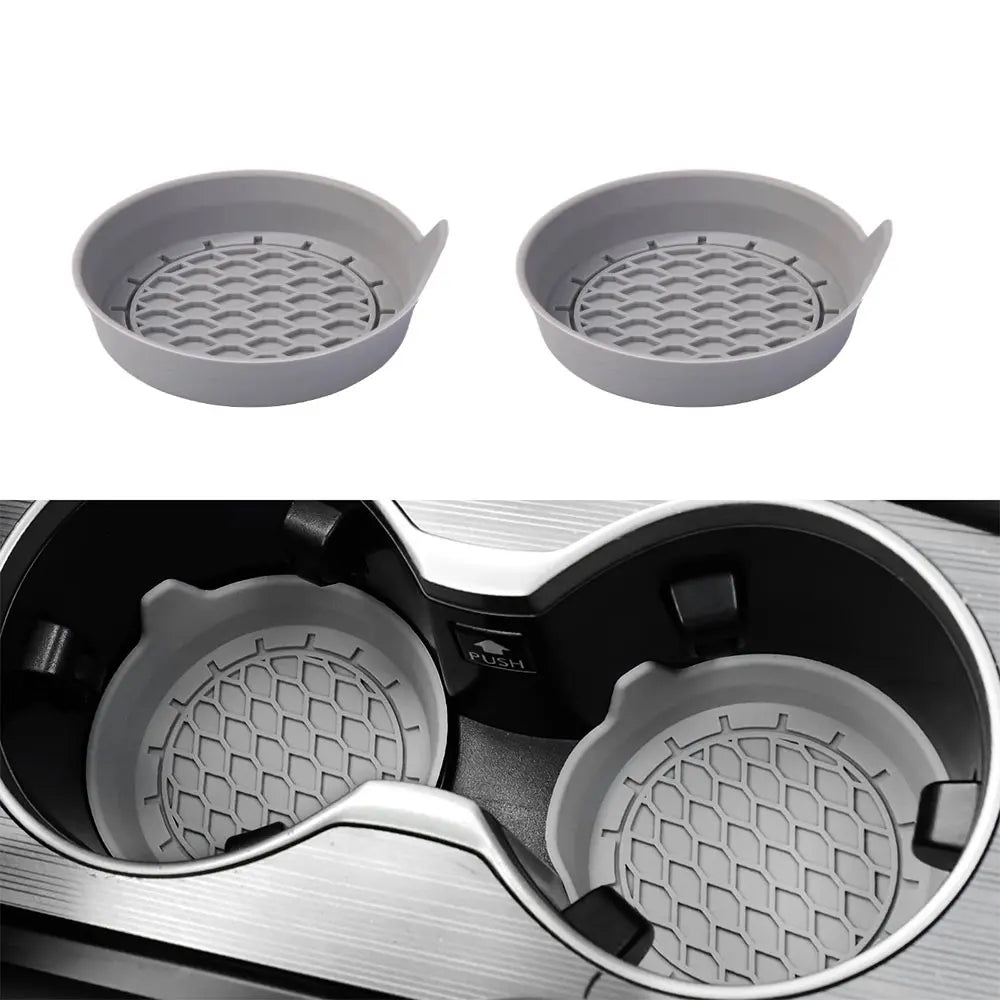 Silicone Car Cup Holder Coaster Insert – 2/4pcs