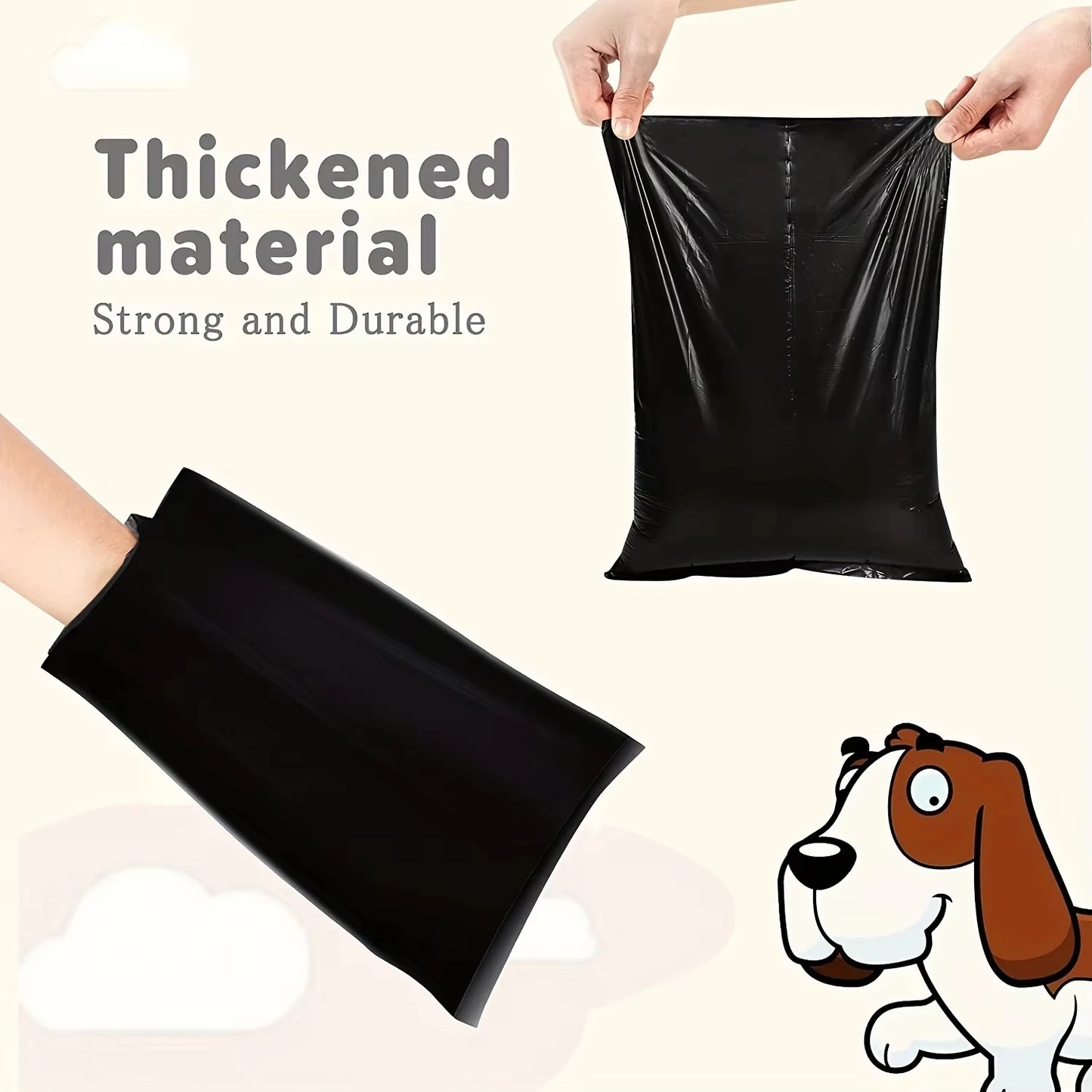 300/1500pcs Dog Poop Bags, Portable Pet Waste Bags, Durable And Leak Proof Pet Garbage Bags, Pet Cleaning Supplies