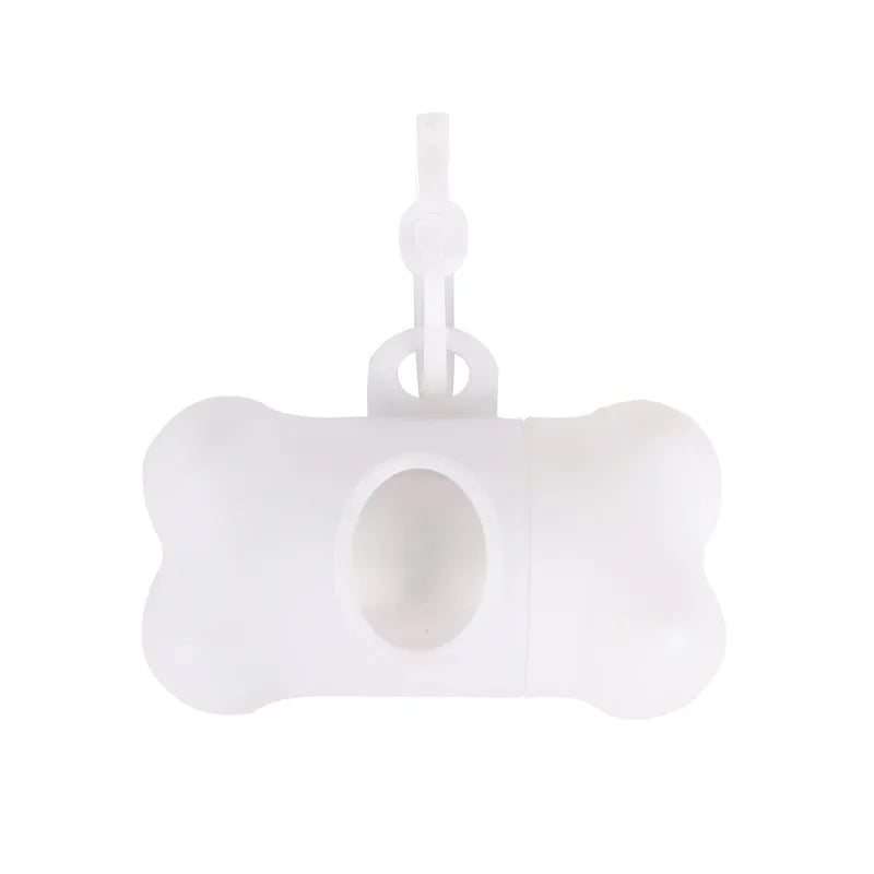 Bone-Shaped Dog Poop Bag Dispenser – Plastic, Universal
