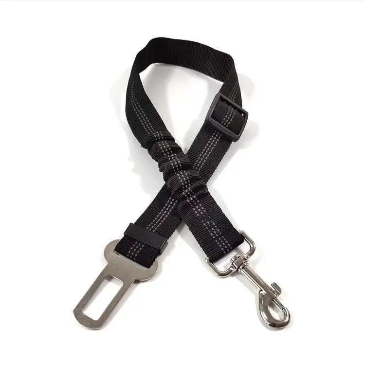 Retractable Dog Car Harness Set with Adjustable Seatbelt, Nylon Pet Safety Tether, Dog Car Harness, With Pet Folding Bowl