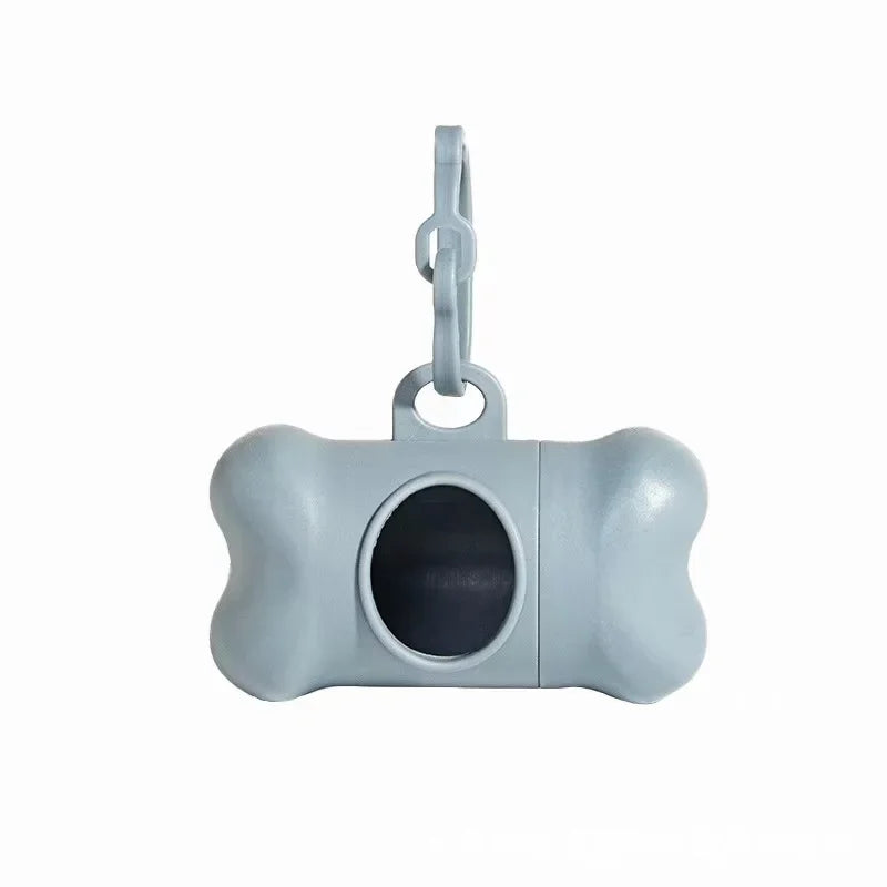 Bone-Shaped Dog Poop Bag Dispenser – Plastic, Universal