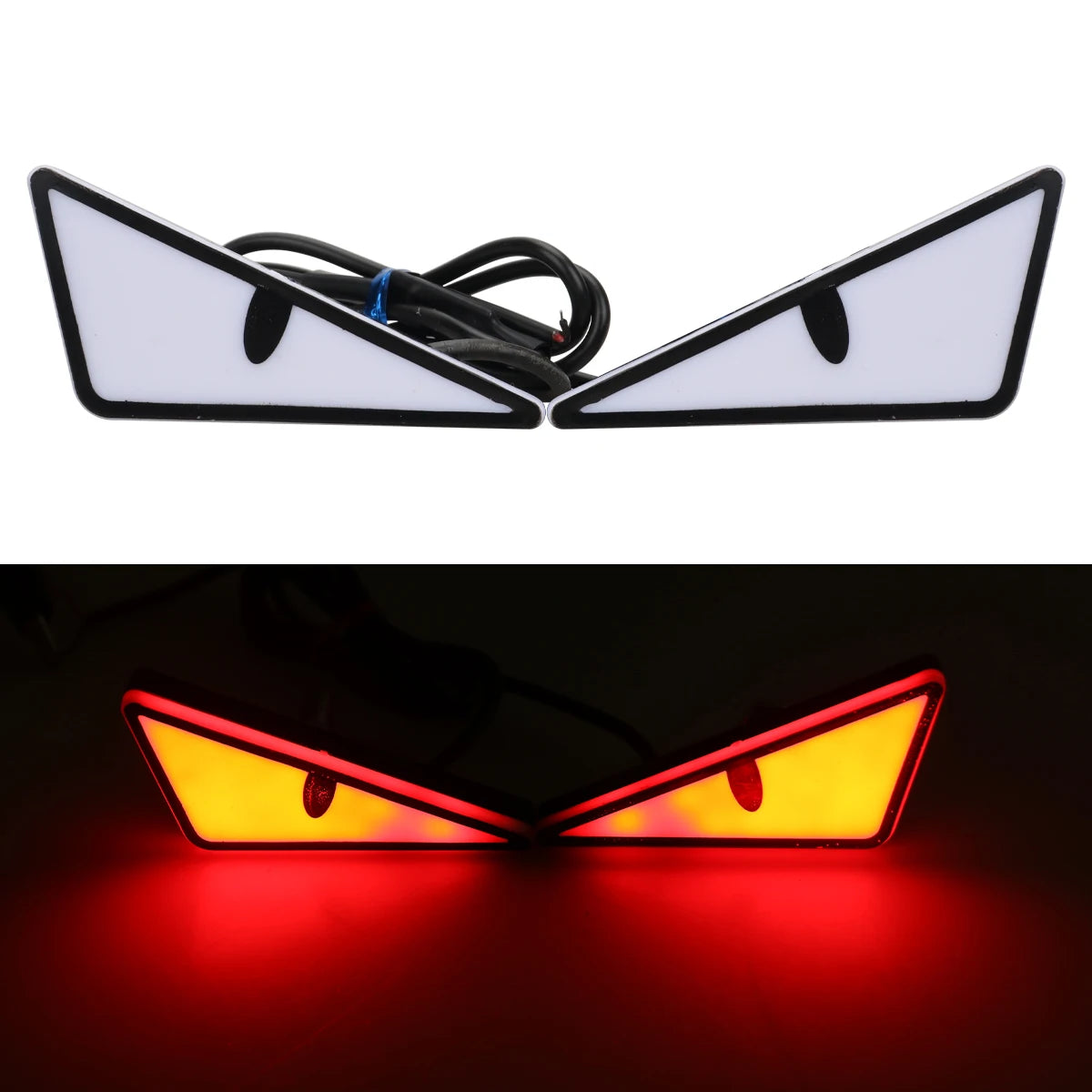 Universal LED Demon Eyes Headlight Decoration – 1 Pair