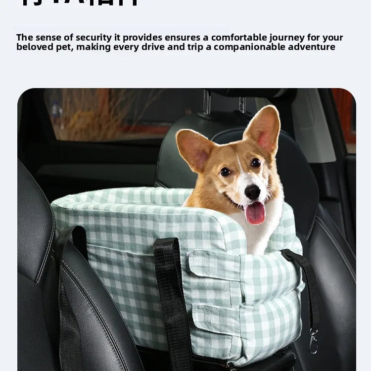 New Car Center Console Pet Bed for Dogs Cats Safe Travel Portable Seat Central Control Safety Seat