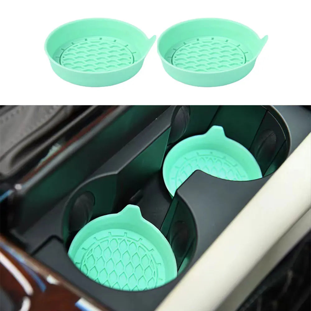 Silicone Car Cup Holder Coaster Insert – 2/4pcs