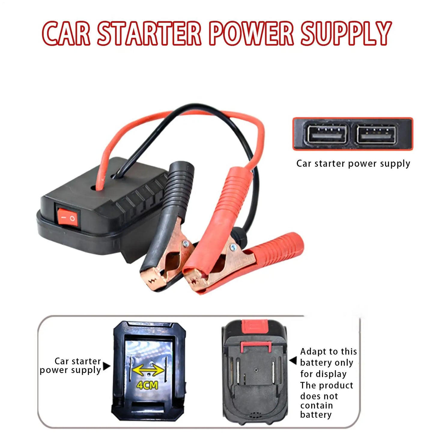 Car Battery Jump Starter Car Battery Emergency Boosters Car Jump Starter Power Bank Jump Starter Battery Lithium Jumper Box