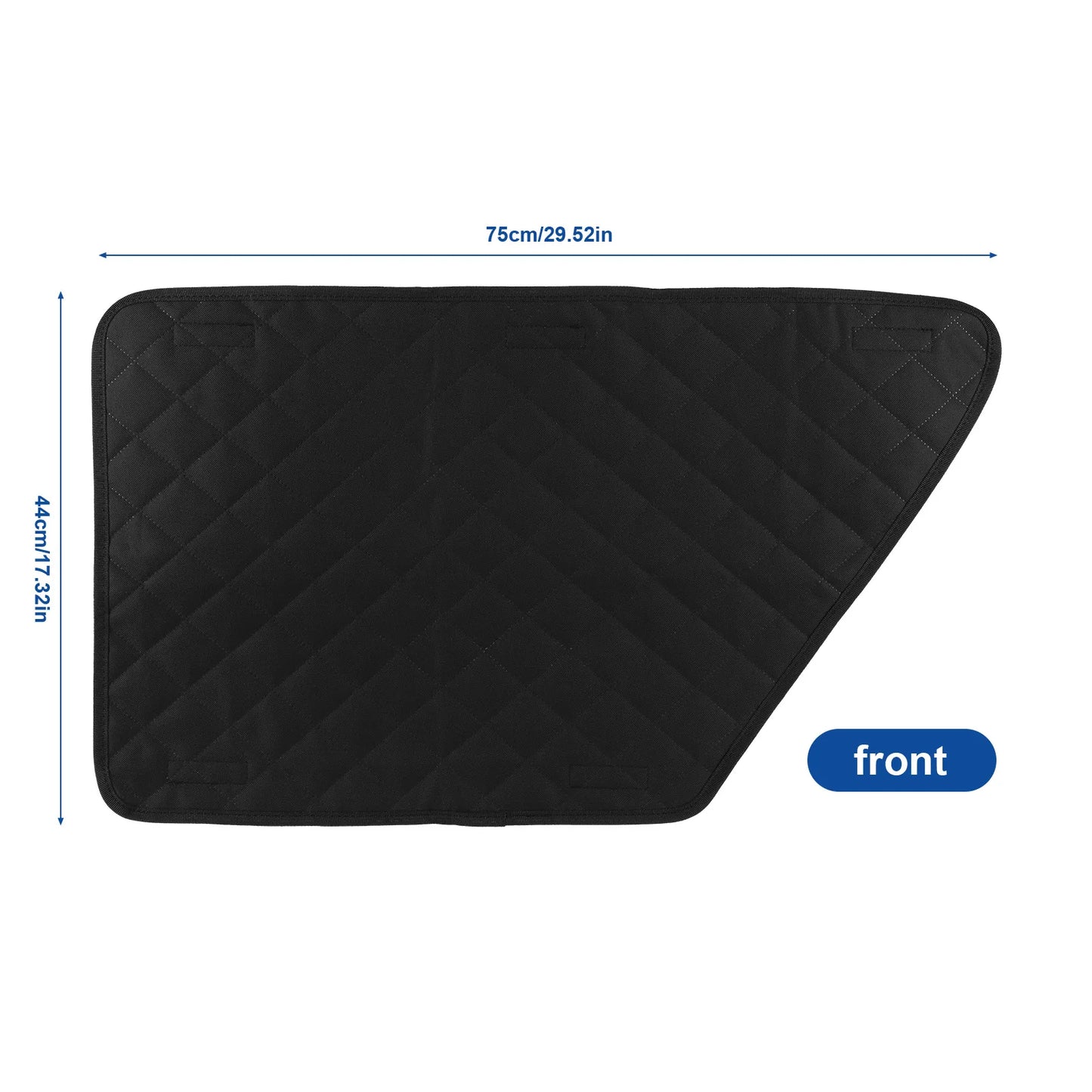 2Pcs Waterproof Anti-Scratch Car Interior Cover Dog Vehicle Door Protector Washable Car Door Protect Mats for Vehicle Door Guard