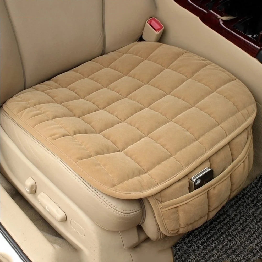 Winter Car Seat Cover Cushion – Anti-Slip, Universal Fit
