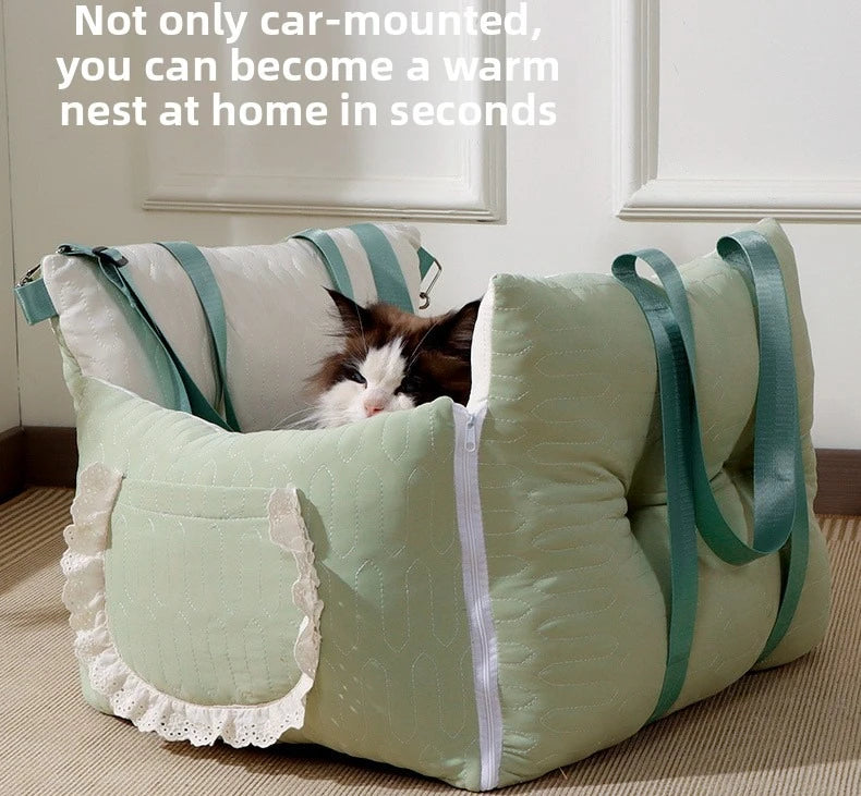 Summer Car Pet Bed Cooling Ice Silk Pad for Dogs Cats Safe Vehicle Seat Mat Travel Comfortable Accessories Dog Car Seat