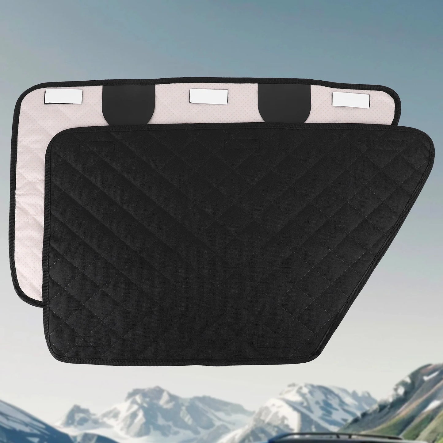 2Pcs Waterproof Anti-Scratch Car Interior Cover Dog Vehicle Door Protector Washable Car Door Protect Mats for Vehicle Door Guard