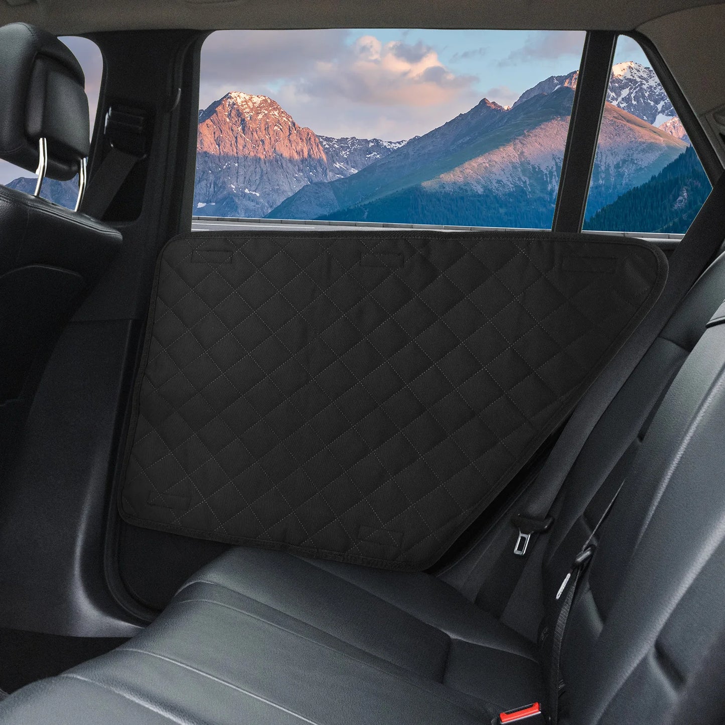 2Pcs Oxford Waterproof Car Door Protector for Dogs Pet Vehicle Door Protector Washable Car Door Protect Mats for Car Truck & SUV