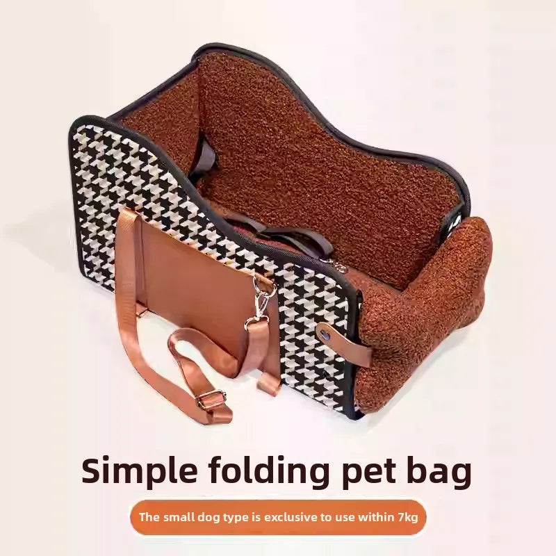 Car Dog Bed Center Console Pet Safety Seat Cushion for Cats Dog Cat Travel Car Accessories Carriers Dog Safety Kennel Armrest