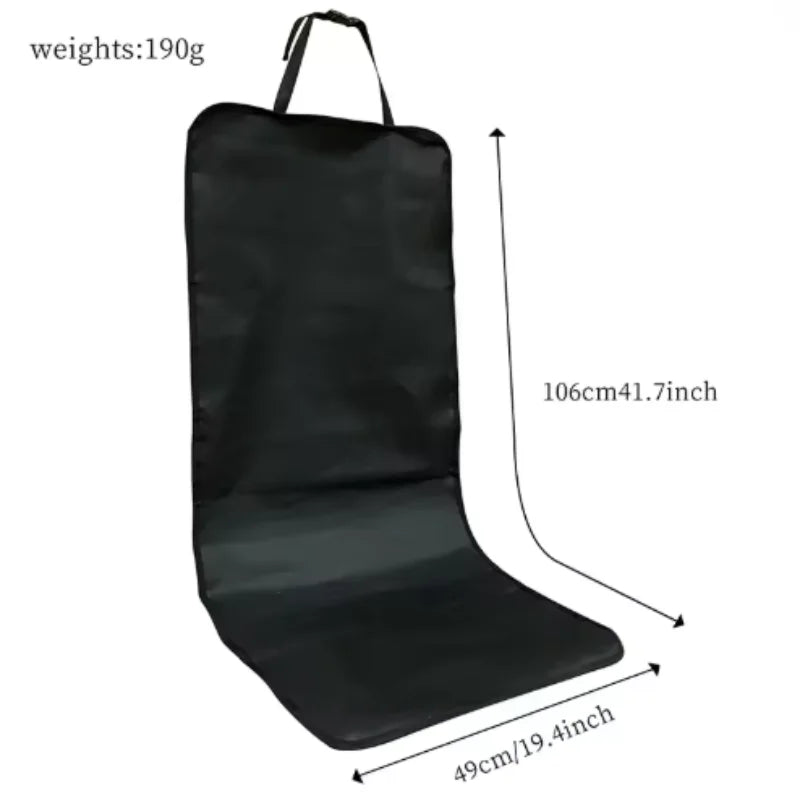 Universal Car Pet Seat Pad Waterproof Dirt Resistant Back Seat Cover Mat Solid Color Rear Seats Cushion for Cats Dogs
