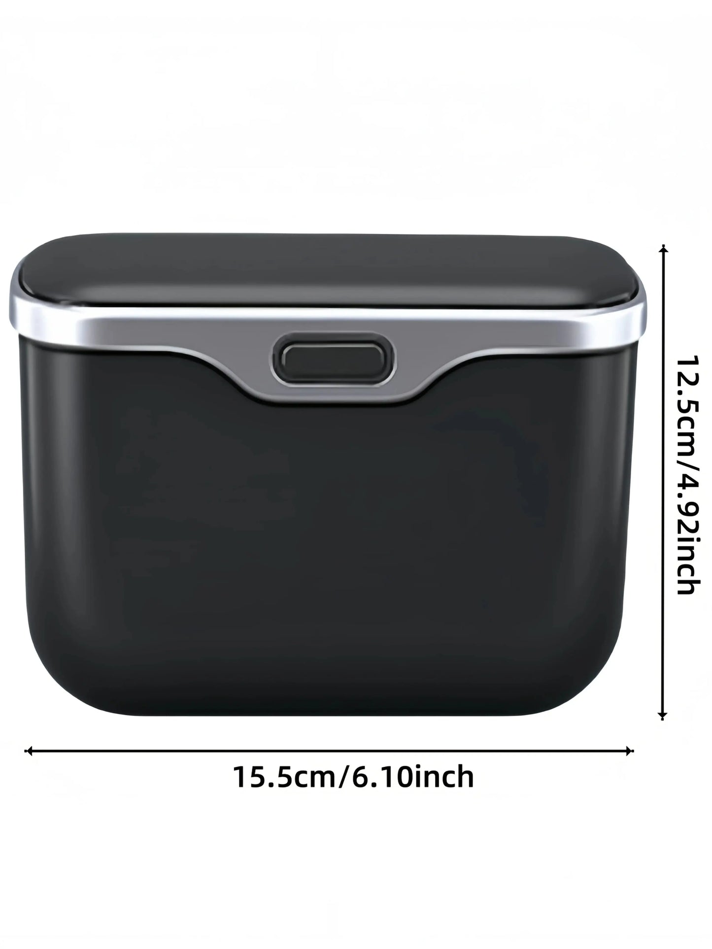 Car Trash Can with Lid – PU Leather, Hanging