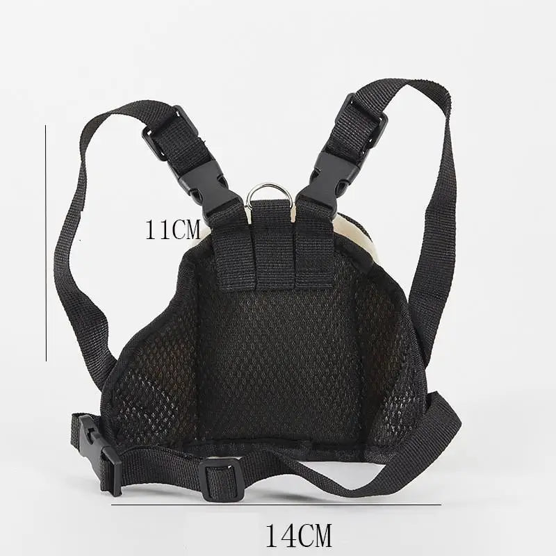 Dog Self-Carry Backpack – Adjustable Harness & Snack Bag for Small Dogs