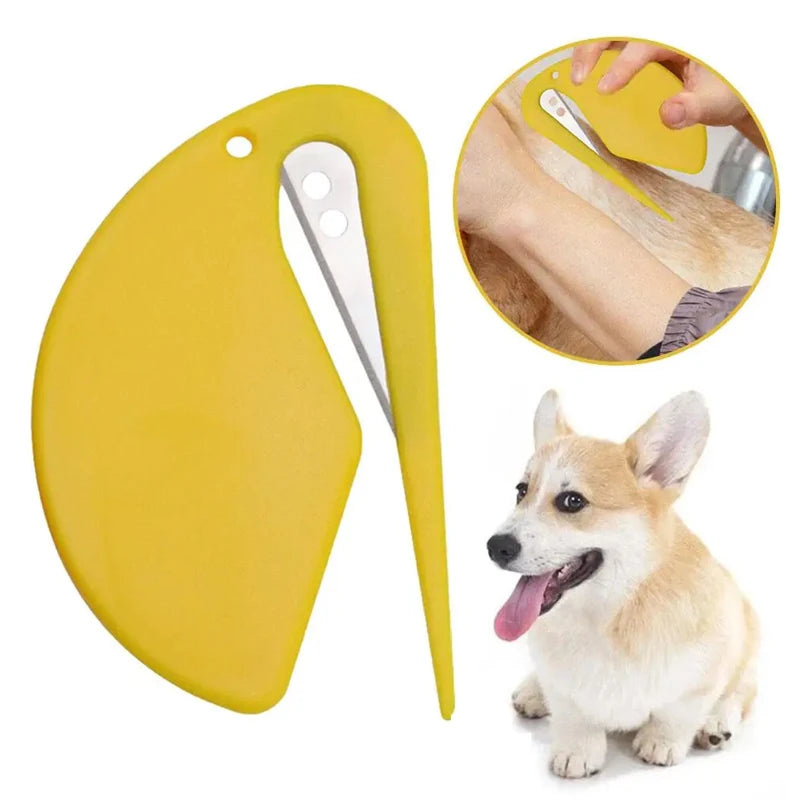 Pet Knotting Comb for Dogs Cats Painless Hair Knot Open Comb Fur Shedding Grooming Tool Effective Knot Remover Pet Supplies