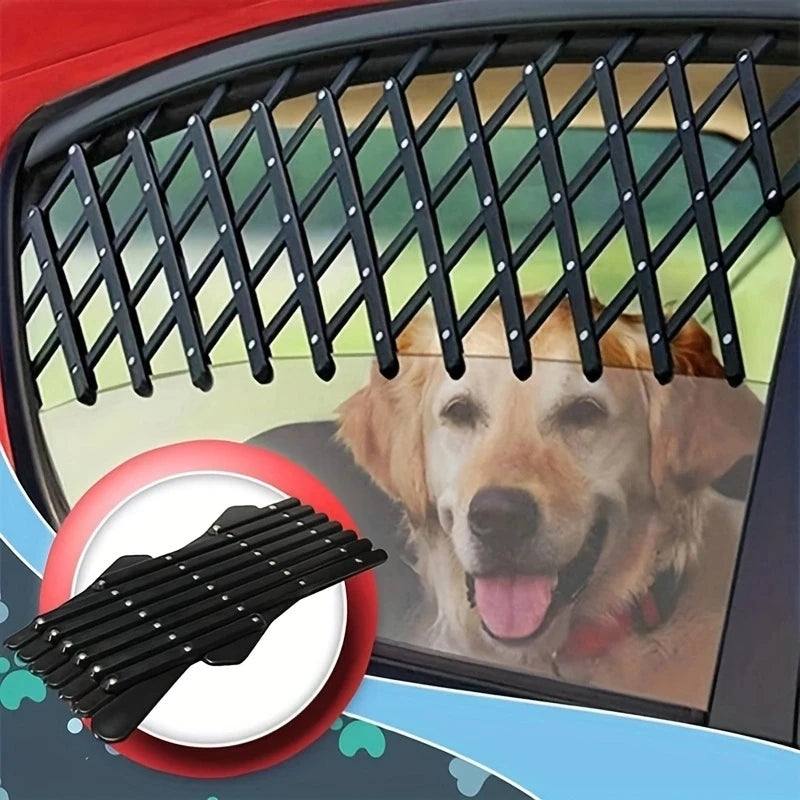 Dog Car Window Vent Guard – Pet Safety Grill for Cars, Trucks & SUVs