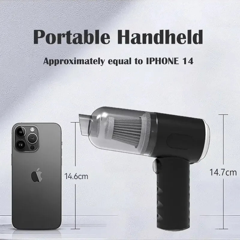 ‌Handheld Car Vacuum Cleaner - Portable Wet/Dry Vacuum, Blower for Home Auto Pet Cleaning High-Power Vacuum Cleaner for Cars