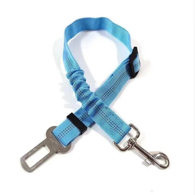 Retractable Dog Car Harness Set with Adjustable Seatbelt, Nylon Pet Safety Tether, Dog Car Harness, With Pet Folding Bowl