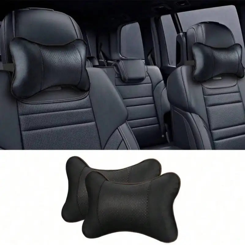 Car Seat Headrest Neck Support Pillow – Breathable Mesh