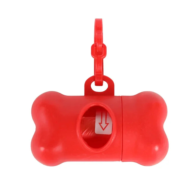 Bone-Shaped Dog Poop Bag Dispenser – Plastic, Universal