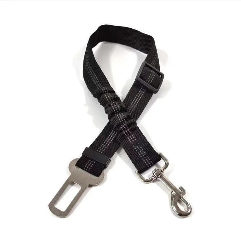 Retractable Dog Car Harness Set with Adjustable Seatbelt, Nylon Pet Safety Tether, Dog Car Harness, With Pet Folding Bowl